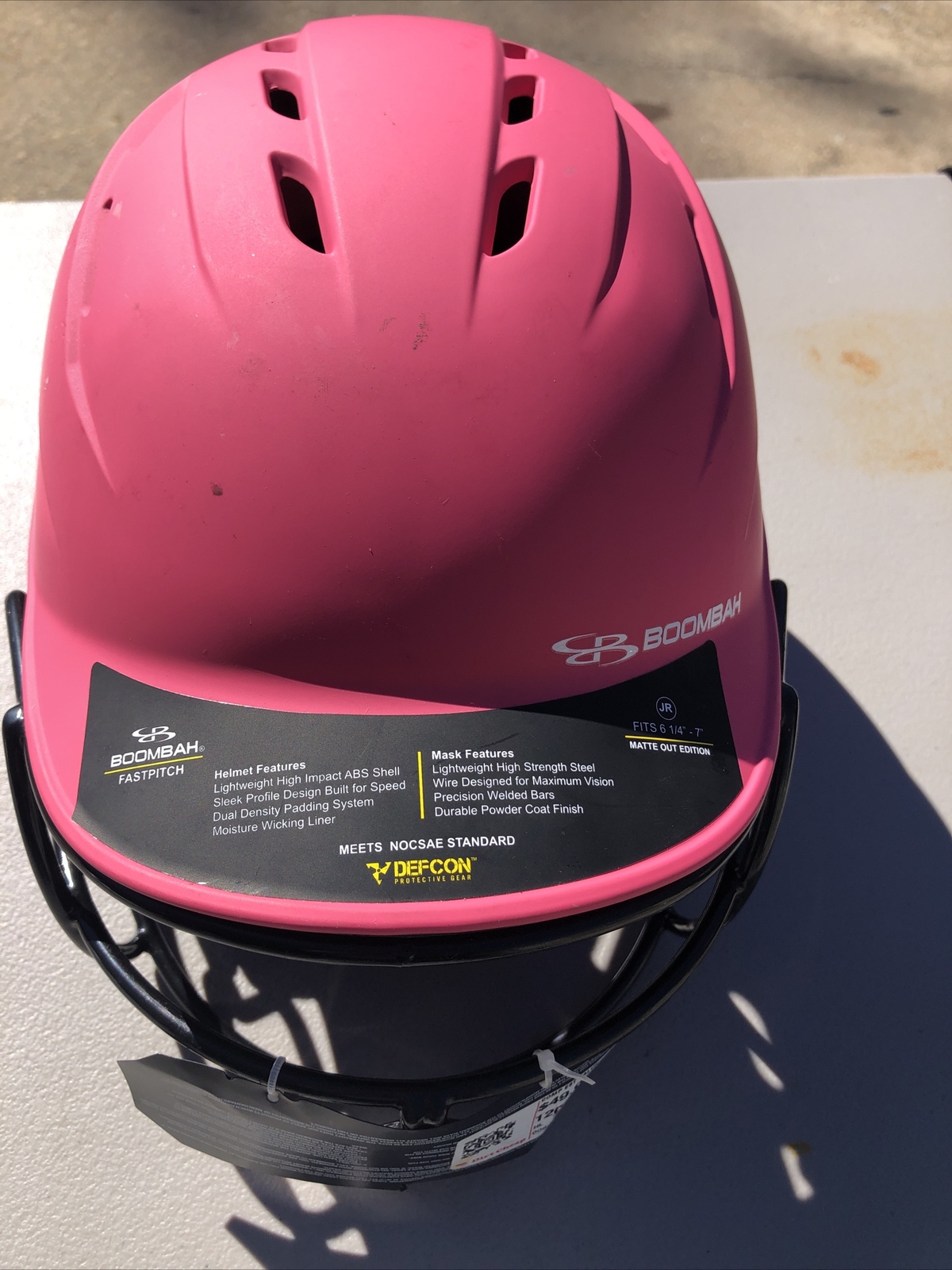 boombah helmet padding