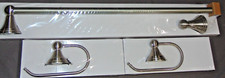 3 Pack Set Lot MOEN Preston 24" Towel Bar Paper Holder Brushed Nickel Hardware