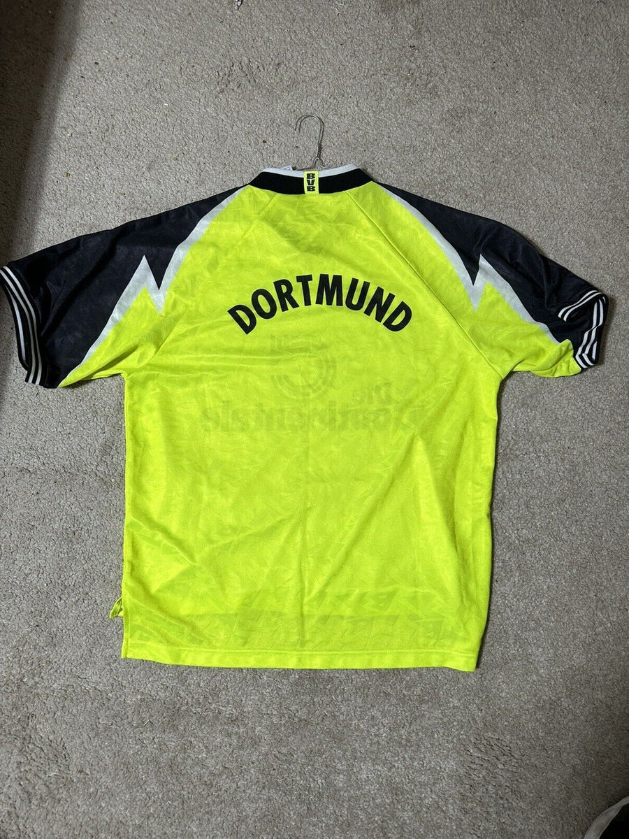 希少 95-96 NIKE ドルトムント vtg ユニフォーム DORTMUND USED】90'S NIKE 95/96 DORTMUND FOOTBALL SHIRT |