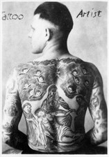Vintage Tattoo Image 14 x 11" Photo Print