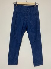 Zyia Active Womens Size 4 Blue Leggings