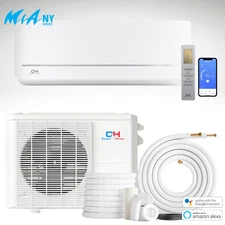 6000 BTU Mini Split Heat Pump Air Conditioner 21.5 SEER2 1/2 TON 115V