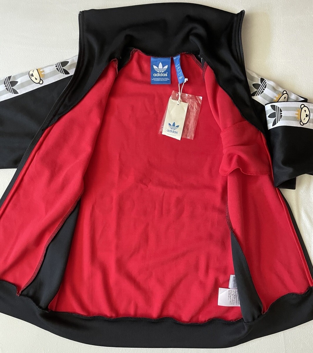 Adidas Originals × NIGO Track Jacket Size XS Red Black BEAR