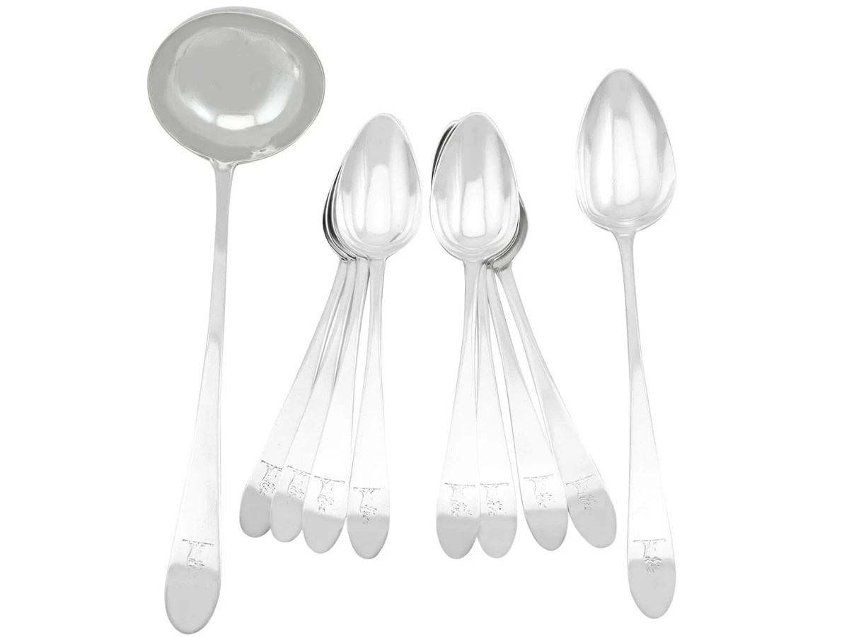 17th Century Irish Sterling Silver Serving Set