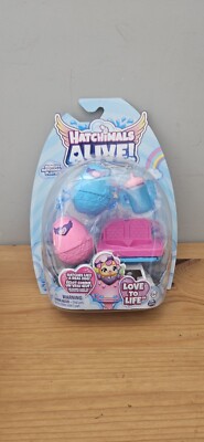 Hatchimals Alive Hungry Spielset mit 2 Eiern Brandneu Versiegelt