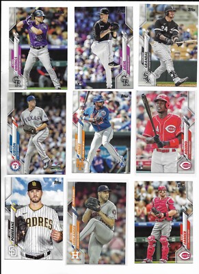 2020 Topps Update PICK-A-CARD Verlander Grisham Ichiro Cortes Rizzo Judge Altuve