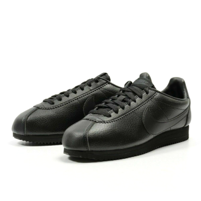 Nike Classic Cortez Leather OG 2018 - Triple Black - Size UK 12