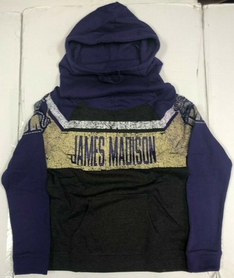 James Madison Dukes NCAA Women's High Neck Pullover Hoodie SMALL 4/6