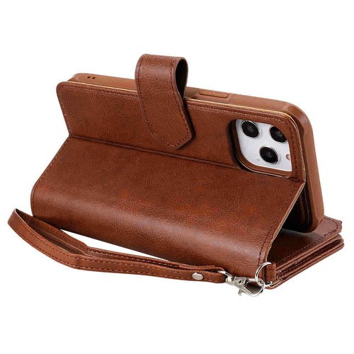 For iPhone 12 11 Pro Max SE 8 7 6s Magnetic Detachable Wallet Leather Case Cover - Picture 38 of 55