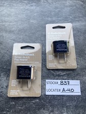 (TWO NEW) PLUG ADAPTER EUROPE-TO-U.S.A, RoHS ...