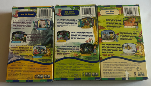 Lot of 3 Dragon Tales VHS Tapes Vintage Episodes - Big Brave Adventures + - Picture 2 of 6