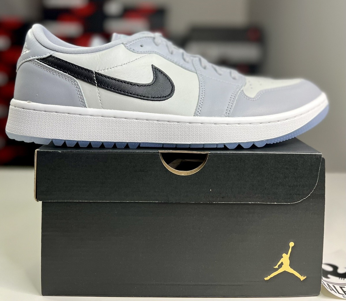 NEW Nike Air Jordan 1 Low Golf Wolf Grey | Men's Size 5.5