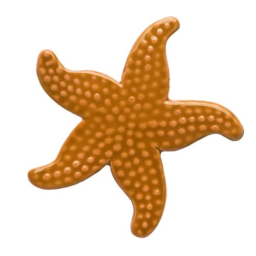 5" x 5" Tan Starfish Mosaic Pool Tile (CUSTOM MOSAICS INC - 102TN) - 第 1/1 張圖片
