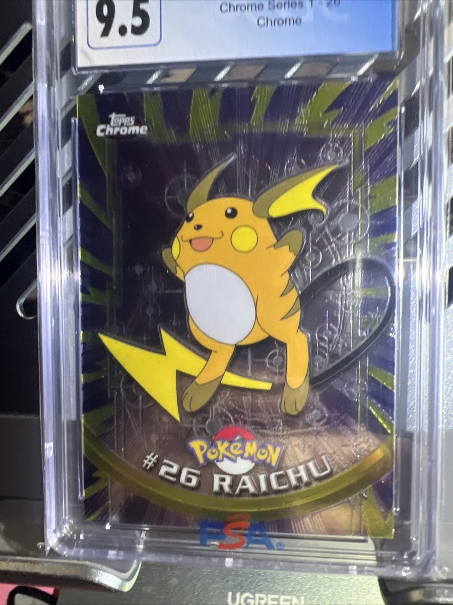 Pokémon Raichu #26 Topps Chrome 1 BGS 9.5 Gem Mint | eBay