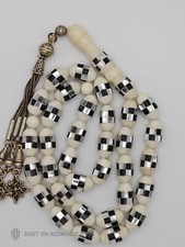 Camel Bone Tasbih Inlaid Rosary Prayer Beads