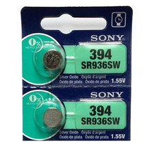 2 NEW SONY 394 SR936SW SR936 silver oxide watch battery FRESHLY NEW - USA Seller