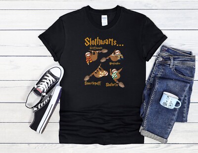 Slothwarts Faultier Zauberer Cool Herren Damen Unisex T-Shirt Hoodie Baseball 2880