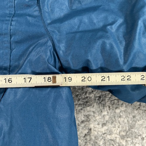 Vintage Members Only Jacket Boys 20 Blue Puffer Full Zip 80s 90s Moto Racer Logo - Picture 11 of 16