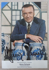 Autogramm deutscher Sänger und TV Moderator Heinz Schenk (103838)