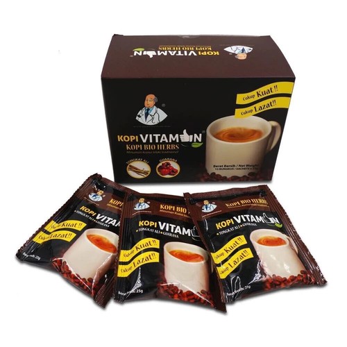 2X Box Kopi Vitamin BI0 Herbs Original Instant Coffee for Men Stamina 2 Boxes - Picture 3 of 6