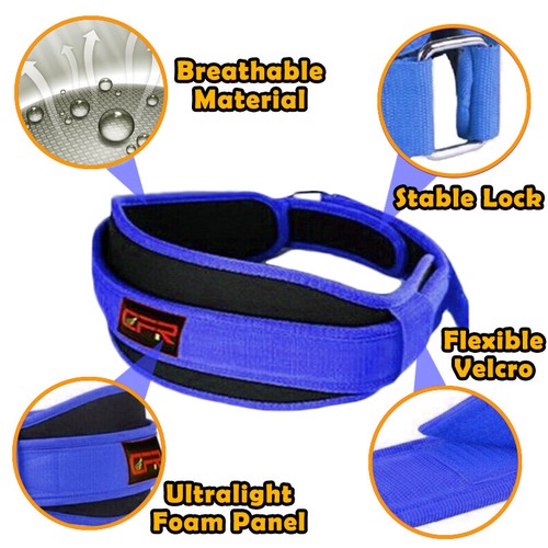 Adjustable Lumbar Support Lower Waist Back Belt Brace Pain Relief Men&Women Gym - Picture 4 of 11