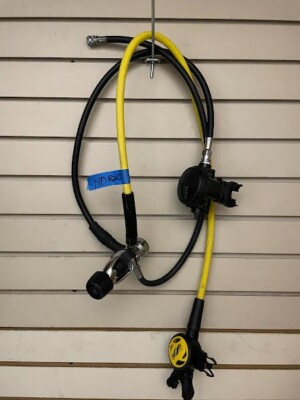 Aqualung Calypso regulator, Alt Air octo & standard inflator hose