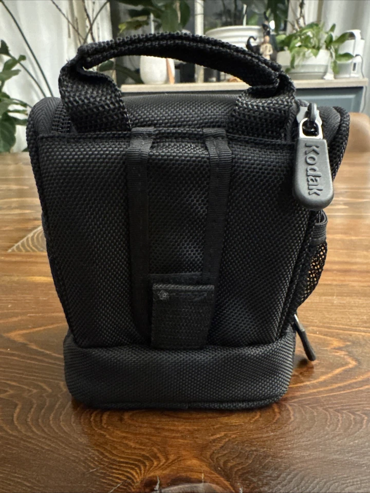 Kodak KD3F-6640 Compact Digital Camera Black Case Bag Handle Zipper Mesh Pockets - Image 3 of 4