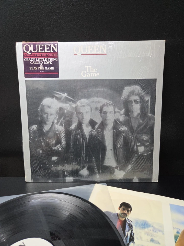 Queen The Game Lp Vinyl OG 1980 1st Press Shrink/Hype/Insert EX/EX Wax Foto 2 de 4