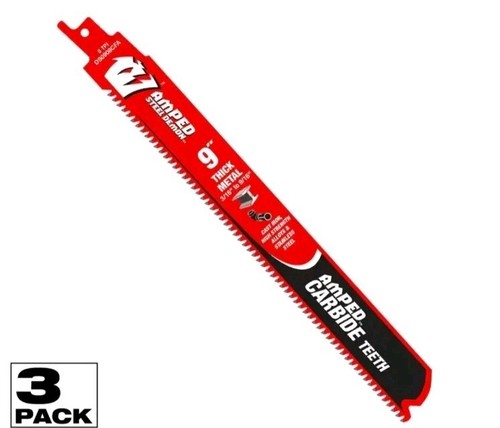 Diablo DS0608CF3 Carbide Tipped Reciprocating Saw Blade – 3 Pack