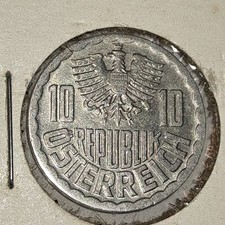 1982 10 Groschen Republik Osterreich Foreign Coin Great Condition FREE SHIPPING!