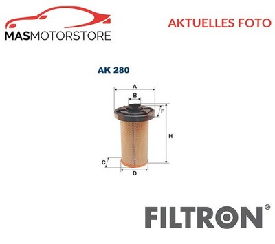MOTOR LUFTFILTER MOTORFILTER FILTRON AK280 P FÜR PEUGEOT J5 2.5L 70KW,54KW