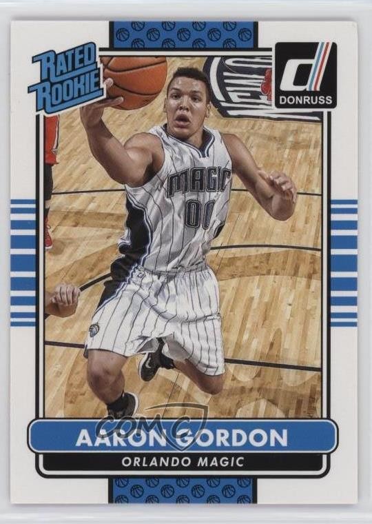 2014-15 Panini Donruss Rated Rookies Aaron Gordon #209 p9s
