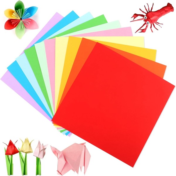 200 Blatt Origami-Papier 20X20 Cm Bastelpapier - Farbiges Quadratisches-image