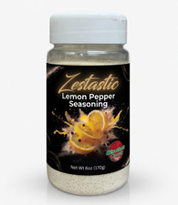 Zestastic Lemon Pepper Seasoning 6 oz Shaker - Famous from MKE Classic Pizza