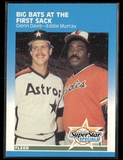 1987 Fleer Glossy Glenn Davis/Eddie Murray Houston Astros/Baltimore Orioles #636