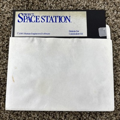 COMMODORE 64/128 - PROJECT SPACE STATION DISK TESTED