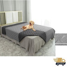 All-Season Waterproof Fleece Dog Bed Cover  Reversible Couch Blanket 52x82"
