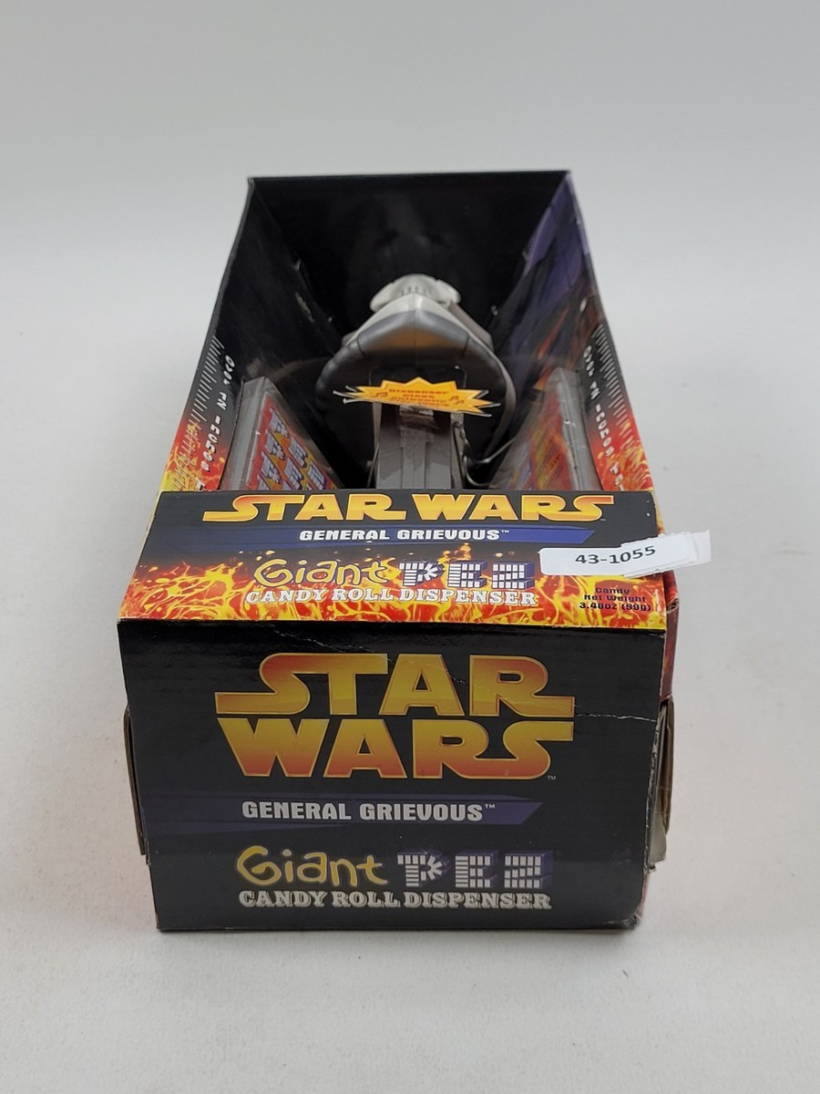 GENERAL GRIEVOUS Giant Pez Dispenser with Authentic Star Wars