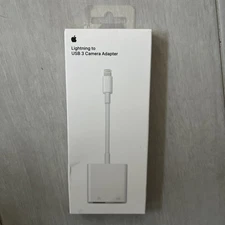 Genuine OEM Apple Lightning to USB 3 Camera Adapter A1619 - MX5J3AM/A Sealed New