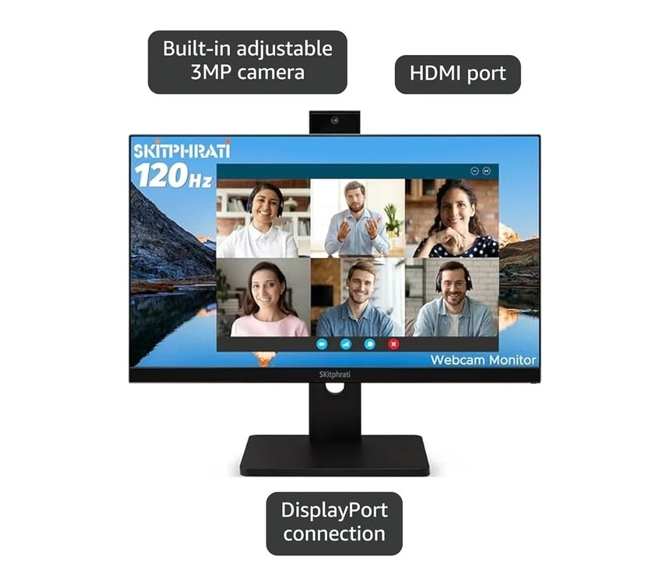 27'' Business Webcam Monitor, 1080P IPS 120HZ, Video Conference Monitor -... - Image 4 of 4