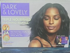New SoftSheen Carson Dark Lovely No-Lye Silkening Hair Relaxer Kit REGULAR