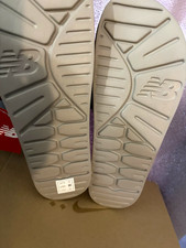 New Balance Men's Gray Slide Sandals Slip-On Logo Casual US 11 EU 45 UK 10.5