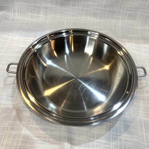 Saladmaster 316Ti Titanium Stainless Steel 10" Chefs Gourmet Skillet No Handles