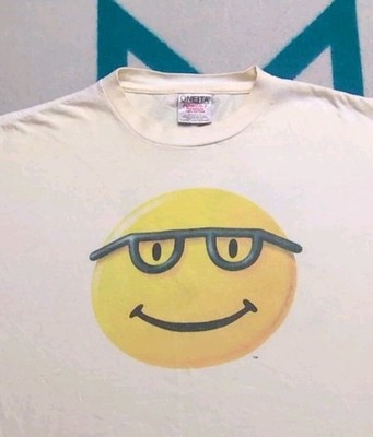 Vintage Microsoft Bob Smiley Face Shirt Single Stitch Made In USA 