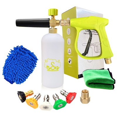 #ad #ad ESP Car Wash Foam Gun High Pressure Car Washer Household Water Gun Foam Gener... $45.39