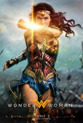 368686 Wonder Woman Movie Gal Gadot Chris Pine Decor Wall Print Poster