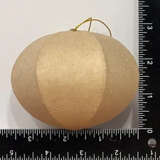 Celebrate It Handmade Paper Mache Christmas Ornament DIY Craft 427207