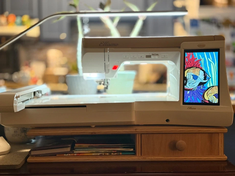 Baby Lock Ellisimo Sewing & Embroidery Machine – Fully Upgraded – Used Condition - Image 3 of 4