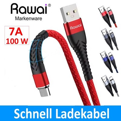 Ladekabel USB Typ C Schnell Datenkabel für Samsung Huawei Handy Schnellladekabel
