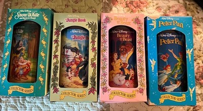 Vintage Set Of 4 Disney Classic Cup Collection 1994 See Description